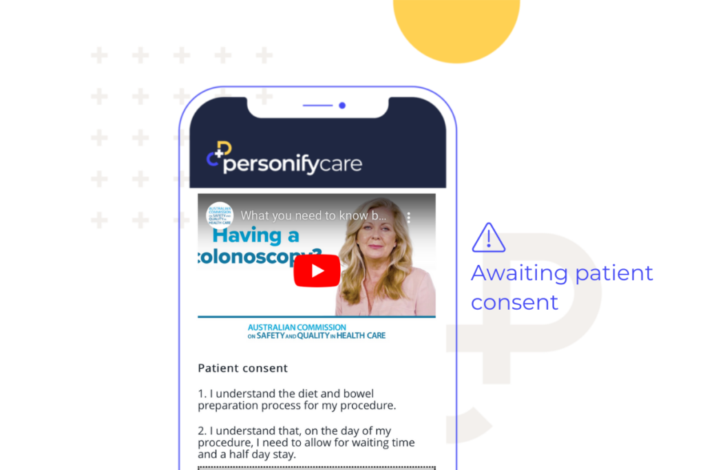patient medical consent collection in Personify Care