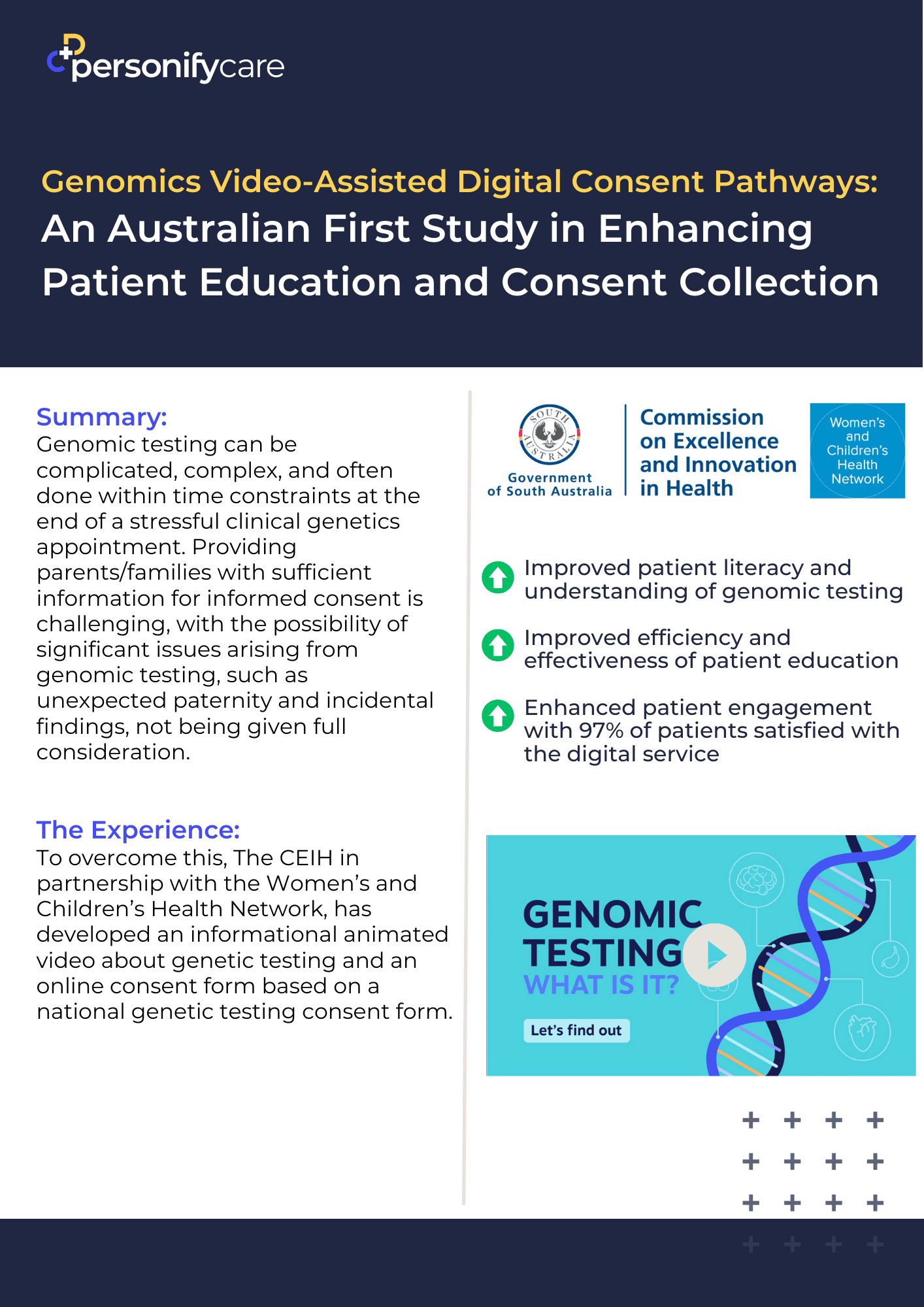 Australian First Genomics Study